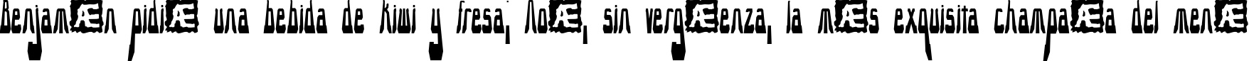 Пример написания шрифтом 10.15 Saturday Night -BRK- текста на испанском