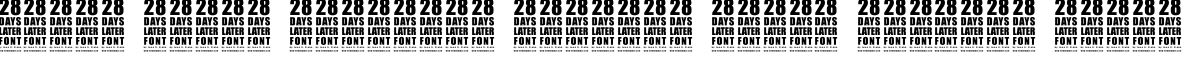 Пример написания шрифтом 28 Days Later текста на белорусском