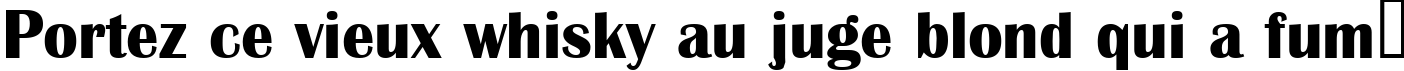 Пример написания шрифтом a_Albionic Bold текста на французском