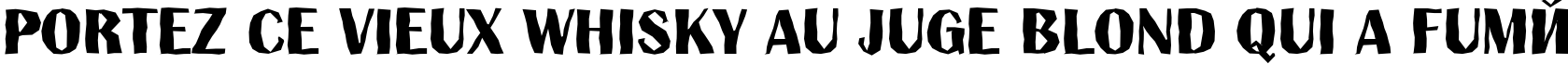 Пример написания шрифтом a_AlbionicTitulBrk Bold текста на французском