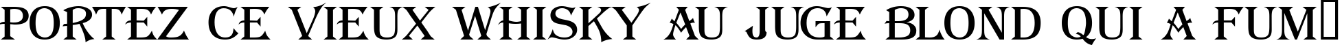 Пример написания шрифтом a_Algerius текста на французском