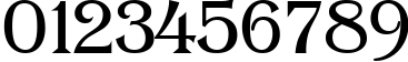Пример написания цифр шрифтом a_AlgeriusCaps