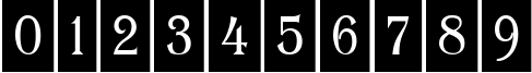 Пример написания цифр шрифтом a_AlgeriusCmDc1Cmb