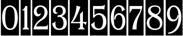 Пример написания цифр шрифтом a_AlgeriusNrCm