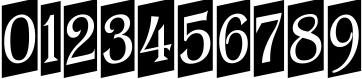 Пример написания цифр шрифтом a_AlgeriusNrCmUp