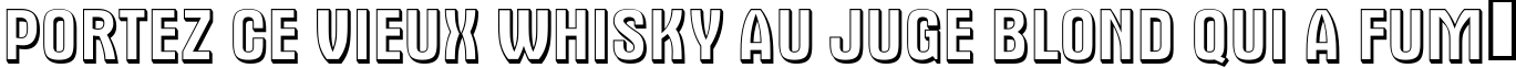 Пример написания шрифтом a_AlternaTitul3D текста на французском