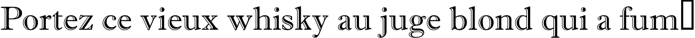 Пример написания шрифтом a_AntiqueGr текста на французском