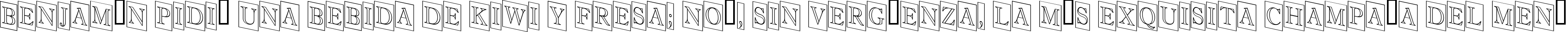 Пример написания шрифтом a_AntiqueTitulTrCmDnOtl текста на испанском