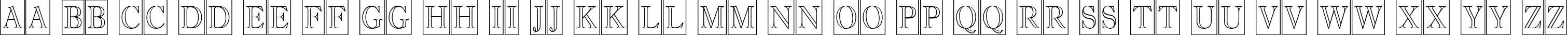 Пример написания английского алфавита шрифтом a_AntiqueTitulTrCmOtl