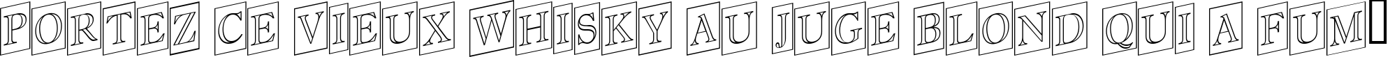 Пример написания шрифтом a_AntiqueTitulTrCmUpOtl текста на французском