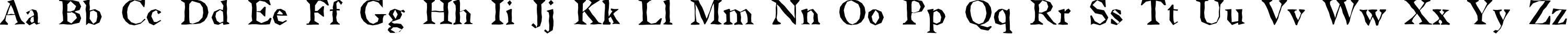 Пример написания английского алфавита шрифтом a_AntiqueTradyBrk