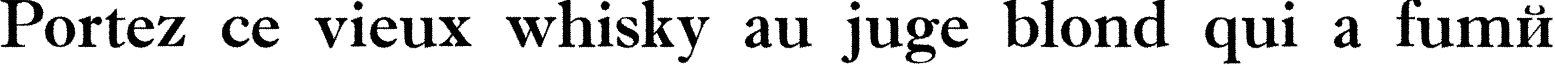 Пример написания шрифтом a_AntiqueTradyRgh текста на французском