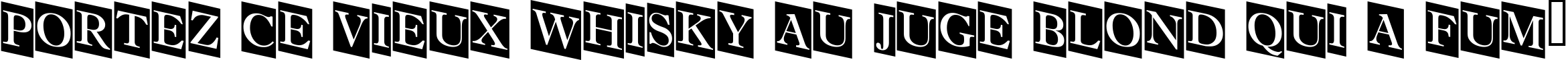 Пример написания шрифтом a_AntiqueTtlTrdCmDn текста на французском