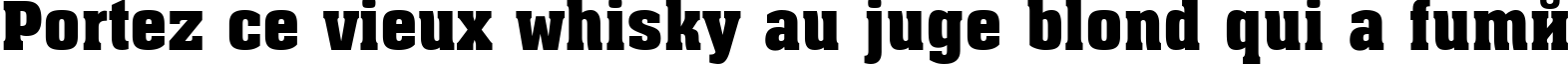Пример написания шрифтом a_Assuan Bold текста на французском