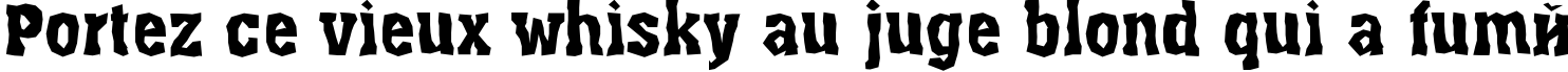 Пример написания шрифтом a_AssuanBrk текста на французском