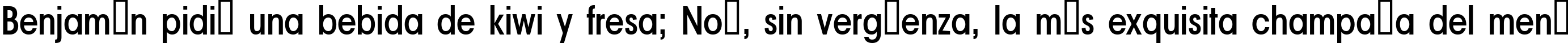 Пример написания шрифтом a_AvanteLtNr SemiBold текста на испанском