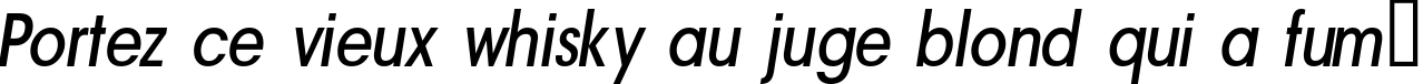 Пример написания шрифтом a_AvanteNrMedium Italic текста на французском