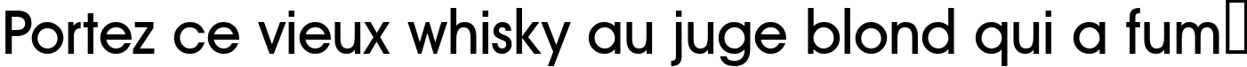 Пример написания шрифтом a_AvanteTck Medium текста на французском
