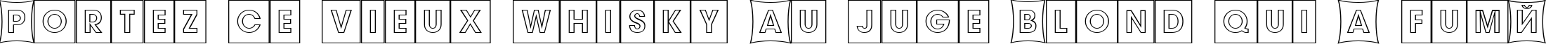 Пример написания шрифтом a_AvanteTitulCmFshOtl текста на французском