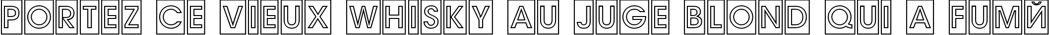 Пример написания шрифтом a_AvanteTitulCmOtl Bold текста на французском