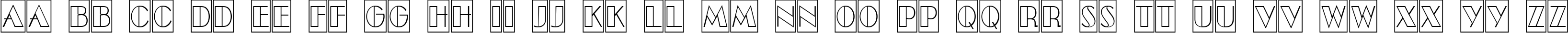 Пример написания английского алфавита шрифтом a_BentTitulCmOtlNr