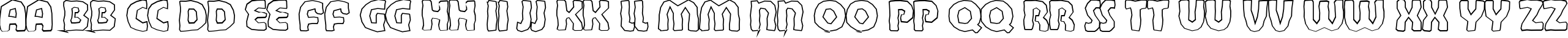 Пример написания английского алфавита шрифтом a_BighausTitulBrkHll
