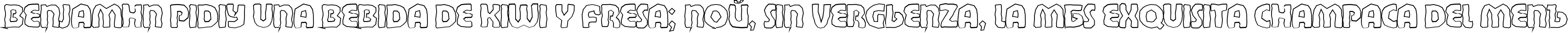 Пример написания шрифтом a_BighausTitulBrkHll текста на испанском
