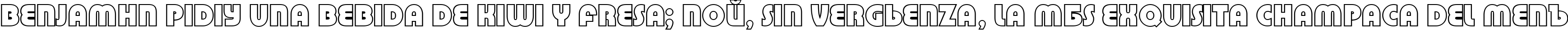 Пример написания шрифтом a_BighausTitulOtl текста на испанском
