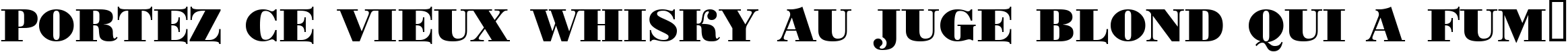 Пример написания шрифтом a_BodoniOrtoTitul Black текста на французском