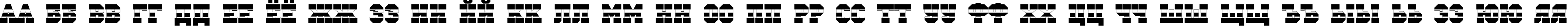 Пример написания русского алфавита шрифтом a_CampusStrip