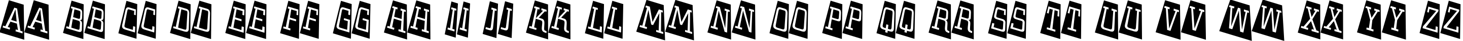 Пример написания английского алфавита шрифтом a_CityNovaTtlCmTwLt