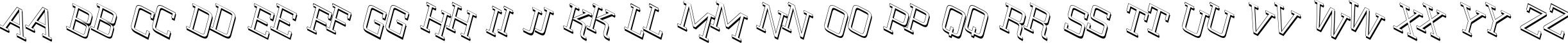 Пример написания английского алфавита шрифтом a_CityNovaTtlShTwLt