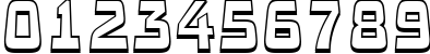 Пример написания цифр шрифтом a_ConceptoTitulLdBkSh