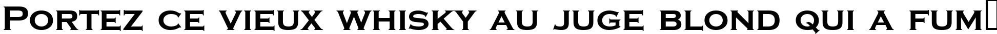 Пример написания шрифтом a_CopperGothCpsExp текста на французском