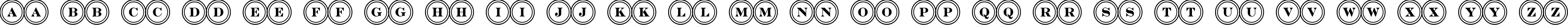 Пример написания английского алфавита шрифтом a_DiscoSerifDbl