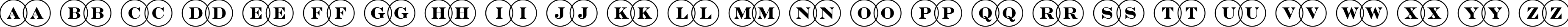 Пример написания английского алфавита шрифтом a_DiscoSerifOvl