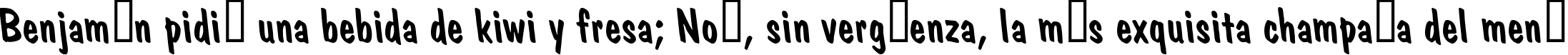 Пример написания шрифтом a_DomInoRevObl текста на испанском