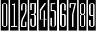 Пример написания цифр шрифтом a_EmpirialCm