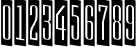 Пример написания цифр шрифтом a_EmpirialCmDn