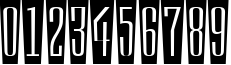 Пример написания цифр шрифтом a_EmpirialCmFsh