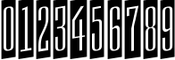 Пример написания цифр шрифтом a_EmpirialCmUp