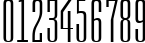 Пример написания цифр шрифтом a_EmpirialCpsTtr
