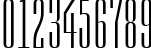Пример написания цифр шрифтом a_EmpirialNr