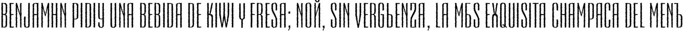 Пример написания шрифтом a_EmpirialRg текста на испанском