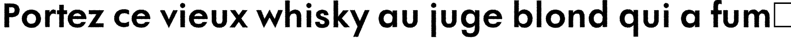 Пример написания шрифтом a_FuturaOrtoRg Bold текста на французском