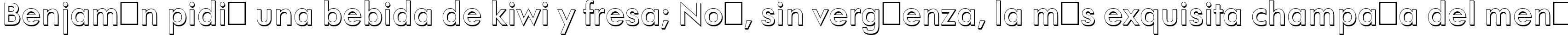 Пример написания шрифтом a_FuturaOrtoSh Bold текста на испанском