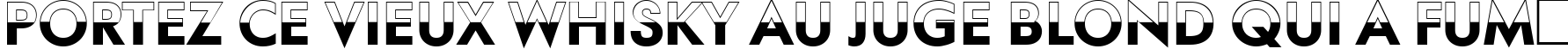 Пример написания шрифтом a_FuturaOrtoTitulB&W Bold текста на французском