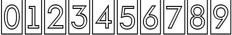Пример написания цифр шрифтом a_FuturaOrtoTitulCmOtl