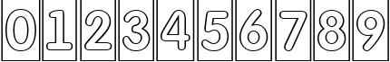 Пример написания цифр шрифтом a_FuturaRoundTtlCmOtl