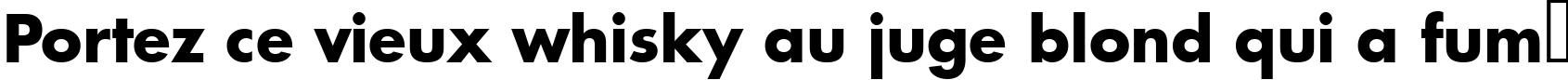 Пример написания шрифтом a_Futurica ExtraBold текста на французском